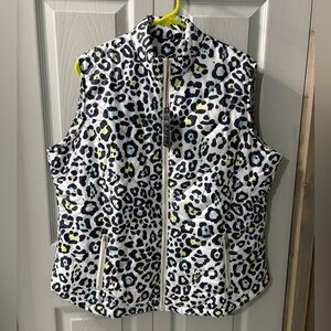 NWT Acegolfs Leopard Print Vest size 2XL